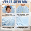 Thumbnail 3 de Gigoteuse avec pieds Surpyjama bébé 0-6 ans flanelle | Dors Bien ⌚