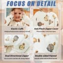 Thumbnail 3 de Gigoteuse à pieds Surpyjama bébé fille/garçon hiver flanelle 💤