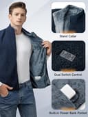 Thumbnail 5 de Gilet chauffant homme femme 6 zones ⚡