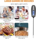 Thumbnail 3 de Glangeh Thermomètre cuisine lecture instantanée ⚙️