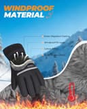 Thumbnail 4 de GoSkala Gants Hiver pour Enfants, gants sport tactiles imperméables ⚙️