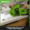 Thumbnail 2 de Greenworks G24DA, 550 tr/min, ⌚