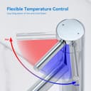 Thumbnail 2 de HanCrobiyx Mitigeur Lavabo haut pour vasque, bec 194 mm 🚿