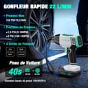 Thumbnail 1 de HAUSHOF Gonfleur électrique sans fil 150 PSI pour voiture 🚗