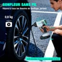 Thumbnail 2 de HAUSHOF Gonfleur électrique sans fil 150 PSI pour voiture 🚗