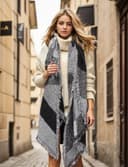 Thumbnail 5 de Heekpek Grand Tartan Châle 🌿