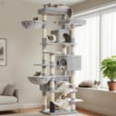 Thumbnail principal de Hey-brother Arbre à Chat XXL 188 cm — arbre multi‑niveaux gris 🐱