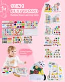 Thumbnail 1 de Heypappy Busy Board 12 en 1 jeu Montessori éducatif 🧸