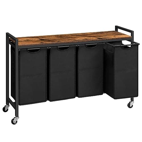 HOOBRO Panier à linge 4 compartiments ⚙️