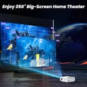 Thumbnail 3 de HOPVISION Videoprojecteur Natif 1080P, 15 000 lumens 📺