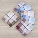 Thumbnail 3 de HOULIFE mouchoirs en coton, rayures, 6 pièces ⚙️