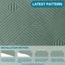 Thumbnail 6 de Housse canapé 3 places YSTELLAA avec accoudoirs vert clair ⌚