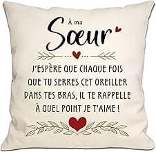 Housse de coussin pour sœur 🛏️