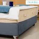 Thumbnail 3 de Housse de lit DUJUIKE en velours, grise, 200–210 cm 🛏️