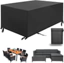 Thumbnail principal de Housse salon de jardin et table rectangulaire Schwarz 270×180×89cm 📺