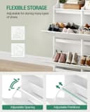 Thumbnail 2 de Hzuaneri Armoire à chaussures 20 paires SR56703X 🧰