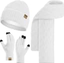 Thumbnail principal de INSISMY Pack bonnet, écharpe et gants tactiles pour femme 🧣