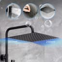 Thumbnail 2 de JOHO Colonne de douche noir mitigeur thermostatique 38°C 🚿