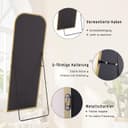 Thumbnail 4 de Koonmi Miroir cadre minimaliste 142 x 52 cm, miroir pleine longueur 📷