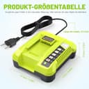 Thumbnail 1 de LabTEC Chargeur unique 40V pour batteries Ryobi ⌚