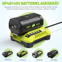 Thumbnail 2 de LabTEC Chargeur unique 40V pour batteries Ryobi ⌚