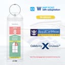 Thumbnail 3 de Lammcou Étiquettes de bagages croisières PVC étanche XXL 19×6.5 cm 📷