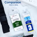 Thumbnail 6 de Lammcou Étiquettes de bagages croisières PVC étanche XXL 19×6.5 cm 📷