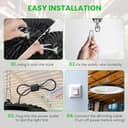 Thumbnail 4 de Lampe LED 200W 30000LM IP65 📺