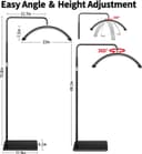 Thumbnail 3 de Lampe de Sol Demi-Lune pour Cils — Anneau LED réglable 💡