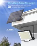 Thumbnail 2 de Lampe solaire extérieure 3000K détecteur mouvement avec télécommande 🌞