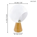 Thumbnail 4 de Lampe de table Eglo Mamblas 98278 ⚙️