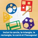 Thumbnail 3 de Learning Resources Pochoirs Géométriques Enfants – Kit 5 Formes Colorées ⌚