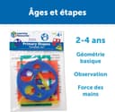 Thumbnail 4 de Learning Resources Pochoirs Géométriques Enfants – Kit 5 Formes Colorées ⌚