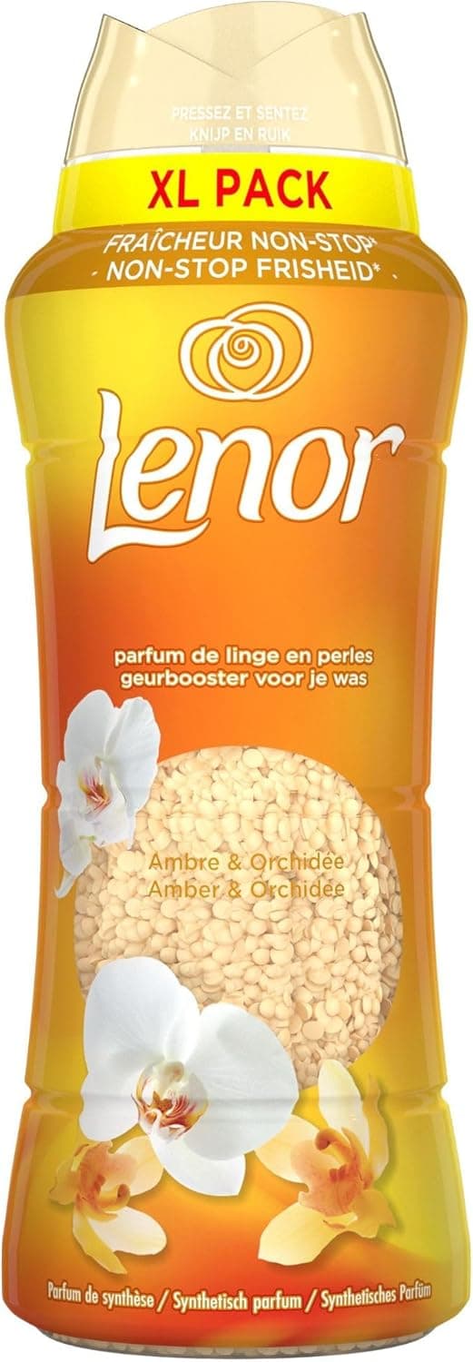 Lenor Parfum de linge perles 495 g — 41 lavages 🌸