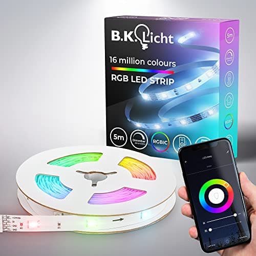 B.K.Licht Strip 5 m, RGBIC, WiFi ⚡