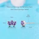 Thumbnail 6 de Limerencia Boucles d'oreilles titane hypoallergénique pour oreilles sensibles 🎧