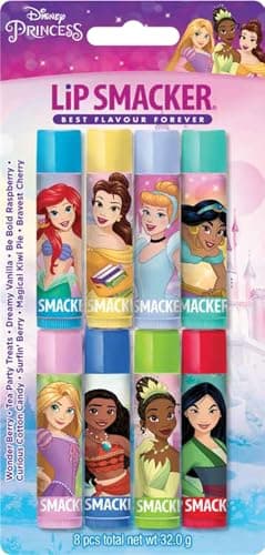 Lip Smacker Disney Princess Party Pack, 8 baumes à lèvres 🎧