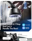 Thumbnail 1 de LISEN Support Ventouse Téléphone Voiture ⚡