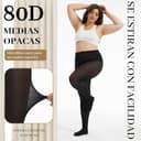 Thumbnail 1 de LOFIR Collant Femme 80 Deniers, taille haute XL ⚙️