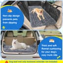 Thumbnail 1 de Loiion Housse de Siège Arrière pour Chien 127×62,5×2,5 cm Gris 📎