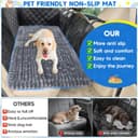 Thumbnail 3 de Loiion Housse de Siège Arrière pour Chien 127×62,5×2,5 cm Gris 📎