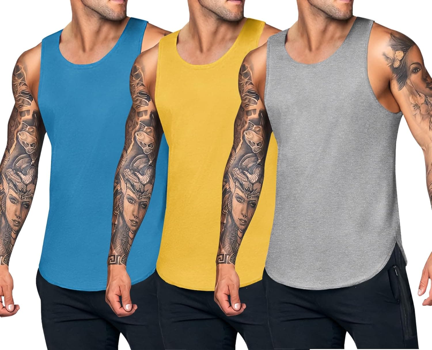 Lot de 3 débardeurs COOFANDY pour hommes 🏃‍♂️