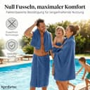 Thumbnail 6 de Lot de 2 serviettes de sauna Komfortec 80 x 200 cm ⚙️