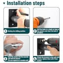 Thumbnail 5 de Lot de 4 supports MIUONO pour disques olympiques, 5,1 cm ⚙️