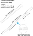 Thumbnail 2 de Lot de 2 tringles extensibles 40–70 cm pour fenêtre 🪟