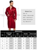 Thumbnail 5 de Lovasy Peignoir Homme Satin à manches longues ⚙️