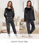 Thumbnail 3 de Lovasy Pyjama en Polaire femme, ensemble chaud avec poches ⚙️