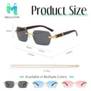 Thumbnail 1 de Lunettes de soleil MEGAVOW rectangle avec sangle 📱