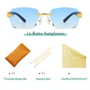 Thumbnail 4 de Lunettes de soleil MEGAVOW rectangle avec sangle 📱