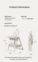 Thumbnail 4 de Magic ZC Chaise Haute Bébé 6 Niveaux & 3 Positions ⌚